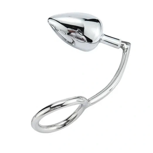 4663 Hook Ring DiscreetChoice Stainless Steel with Cock Anal Set 0712